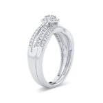 14K 0.33ct Diamond Bridal Ring - Image 2