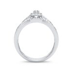 14K 0.33ct Diamond Bridal Ring - Image 3