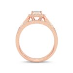 10K 0.50ct Diamond Bridal Ring - Image 3