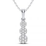 14K 1.00CT Diamond Pendant
