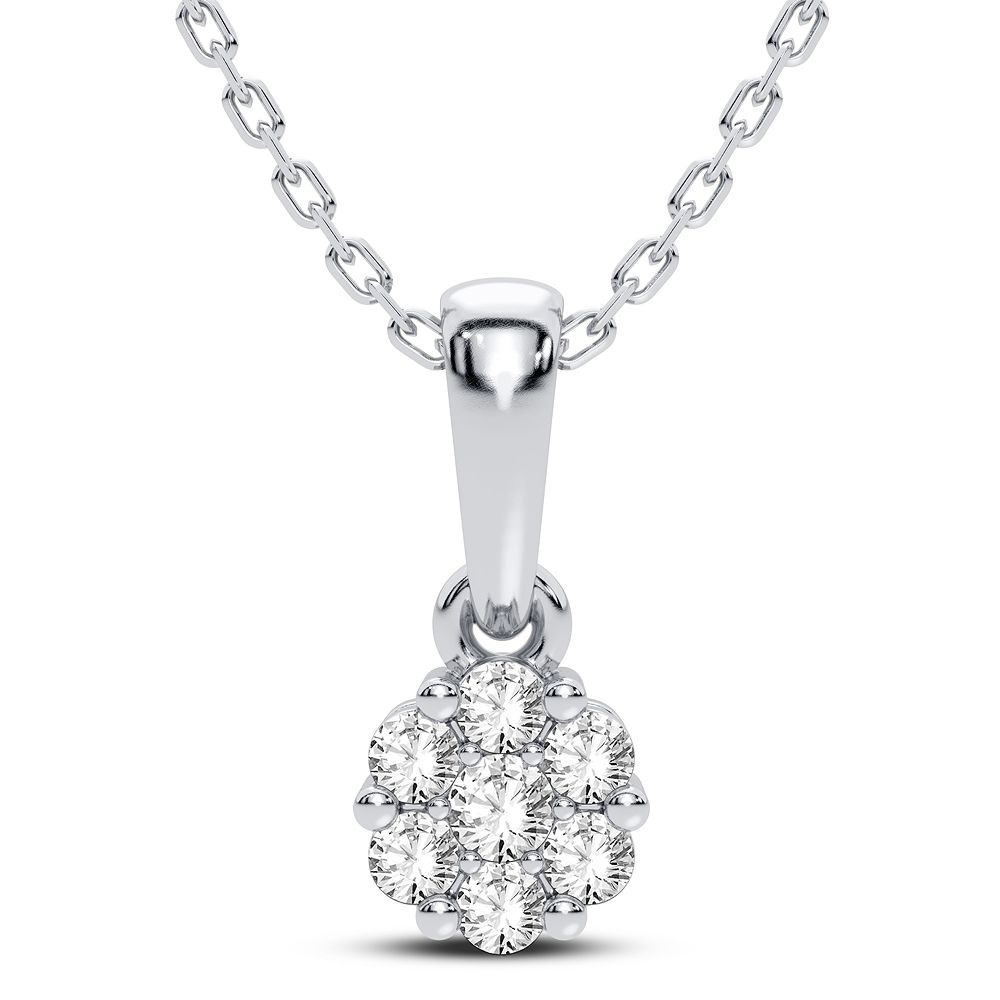 29902_1.jpg 14K 0.15CT Diamond Pendant - Image 1