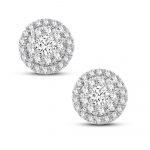 14K  1.01CT  Diamond  EARR. - Image 2