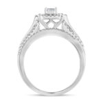 14K 0.52 Princess Cut Bridal - Image 3