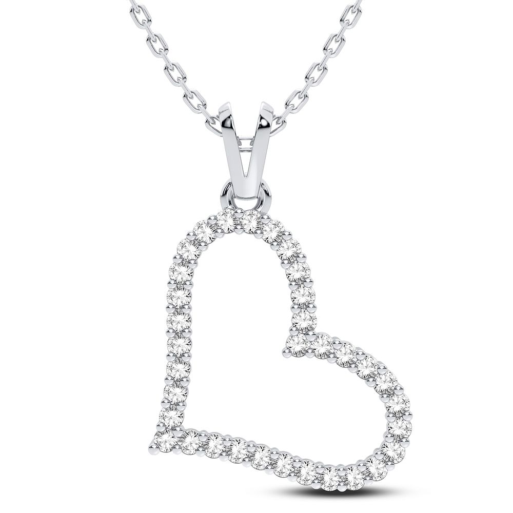 30679_1.jpg 14K 0.25CT Diamond Pendant - Image 1