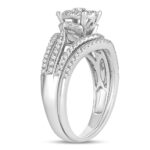 14K  0.75CT  DIAMOND  BRIDAL  RING - Image 2