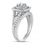 14K   White Gold 1.11Ct Bridal Ring - Image 2