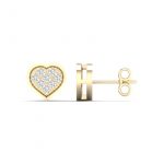 10K 0.05CT Diamond Earring - Image 3