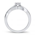 14K 0.11CT Diamond Ring - Image 3
