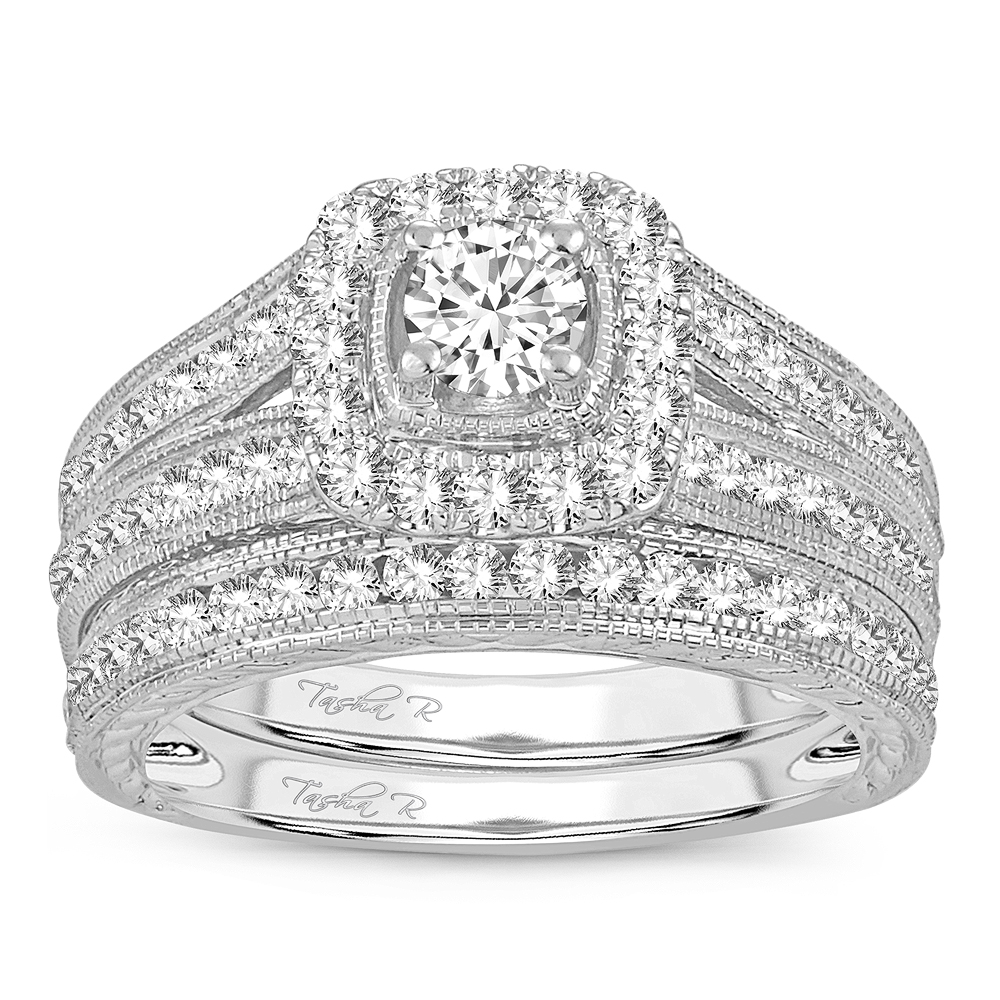 37213_1.jpg 14K 1.50CT DIAMOND BRIDAL RING - Image 1
