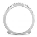 14K  0.33CT Diamond RING GUARD - Image 3