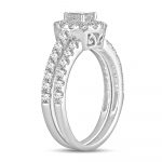 14K 1.42CT DIAMOND BRIDAL RING - Image 2