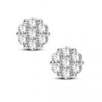 14K 0.75CT Diamond Earring - Image 2