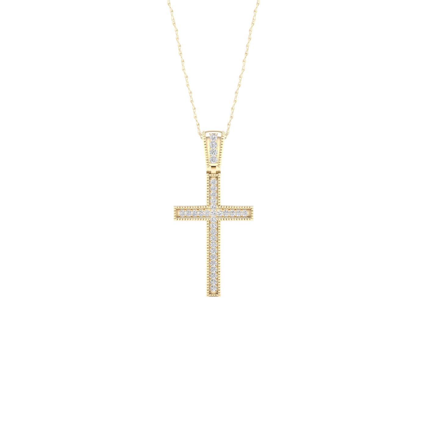 37512_1.jpg 10K 0.10CT Diamond Pendant - Image 1