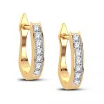 14K 0.06CT Diamond Earring