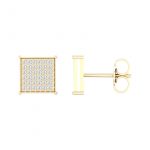 10K 0.20CT Diamond Earring - Image 3