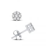 14K  0.50CT  Diamond  Earring