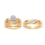 14K 0.16CT Diamond Trio Set - Image 2