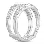 14K  1.00CT  Diamond  RING GUARD. - Image 2