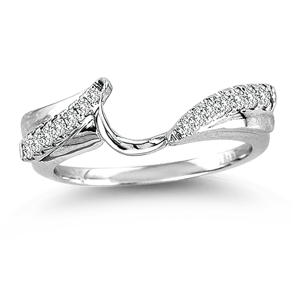 40780.jpg 14K 0.25CT Diamond RING GUARD. - Image 1