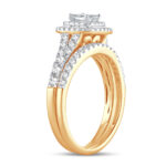 14K 1.00CT Diamond BRIDAL RING - Image 2