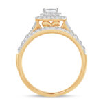 14K 1.00CT Diamond BRIDAL RING - Image 3
