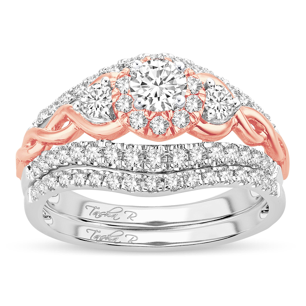 40920_1.jpg 14K 1.01CT Diamond BRIDAL RING - Image 1