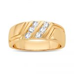 14K 0.25CT Diamond Band