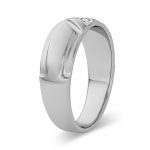 14K 0.10CT Diamond Band - Image 2
