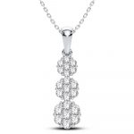 14K 0.75CT Diamond Pendant