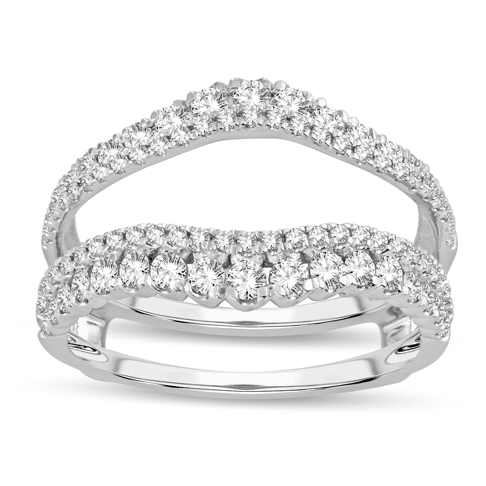 44138_1.jpg 14K 0.75CT DIAMOND RING GUARD - Image 1