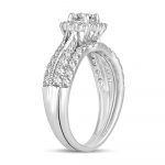 14K 1.00CT DIAMOND BRIDAL RING - Image 2