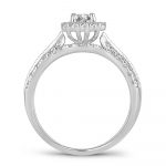 14K 1.00CT DIAMOND BRIDAL RING - Image 3