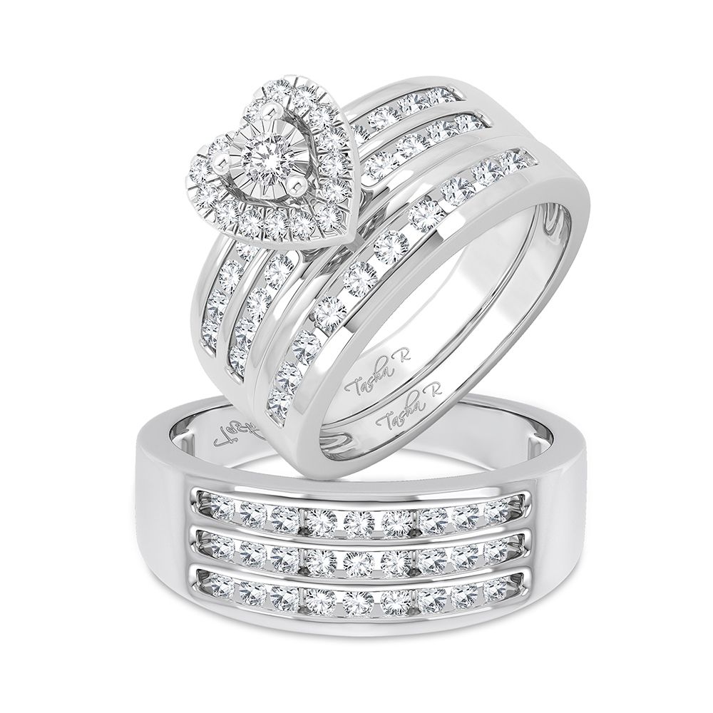 44229_1.jpg 14K 1.44CT Diamond Trio Set - Image 1