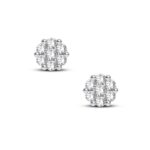 14K 0.09CT Diamond Earring - Image 2