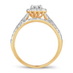 14K  1.00CT DIAMOND BRIDAL RING - Image 3