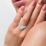 14K 1.00CT Diamond  BRIDAL RING - Image 4