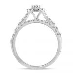 14K 1.00CT Diamond BRIDAL RING - Image 3