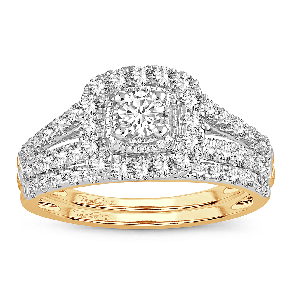 45116_1.jpg 14K 1.00CT DIAMOND BRIDAL RING - Image 1