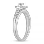 14K 0.33ct  Diamond Bridal Ring - Image 2