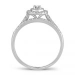 14K 0.34CT DIAMOND BRIDAL RING - Image 3