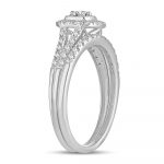 14K 0.33CT DIAMOND BRIDAL RING - Image 2