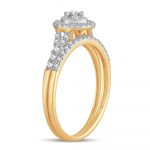 14K 0.33CT DIAMOND BRIDAL RING - Image 2