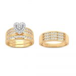 14K 1.44CT Diamond Trio Set - Image 2