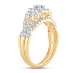 14K 1.00CT DIAMOND BRIDAL RING - Image 2