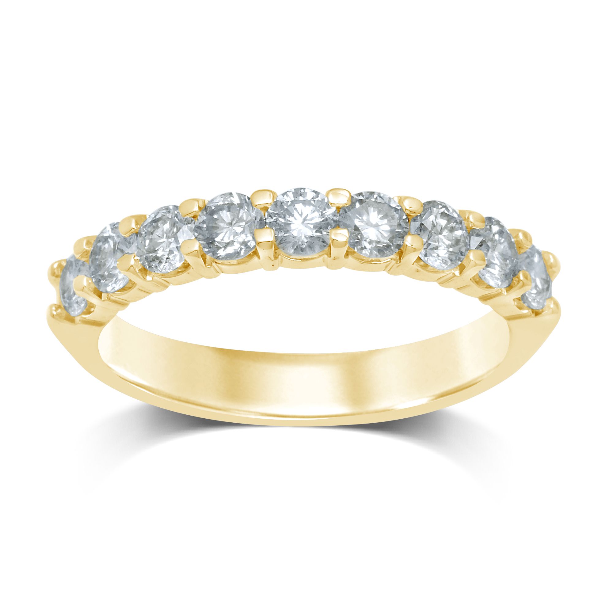 46371_1-2.jpg 14K 0.78Ct Diamond Band (9 Diamond Stones) - Image 1