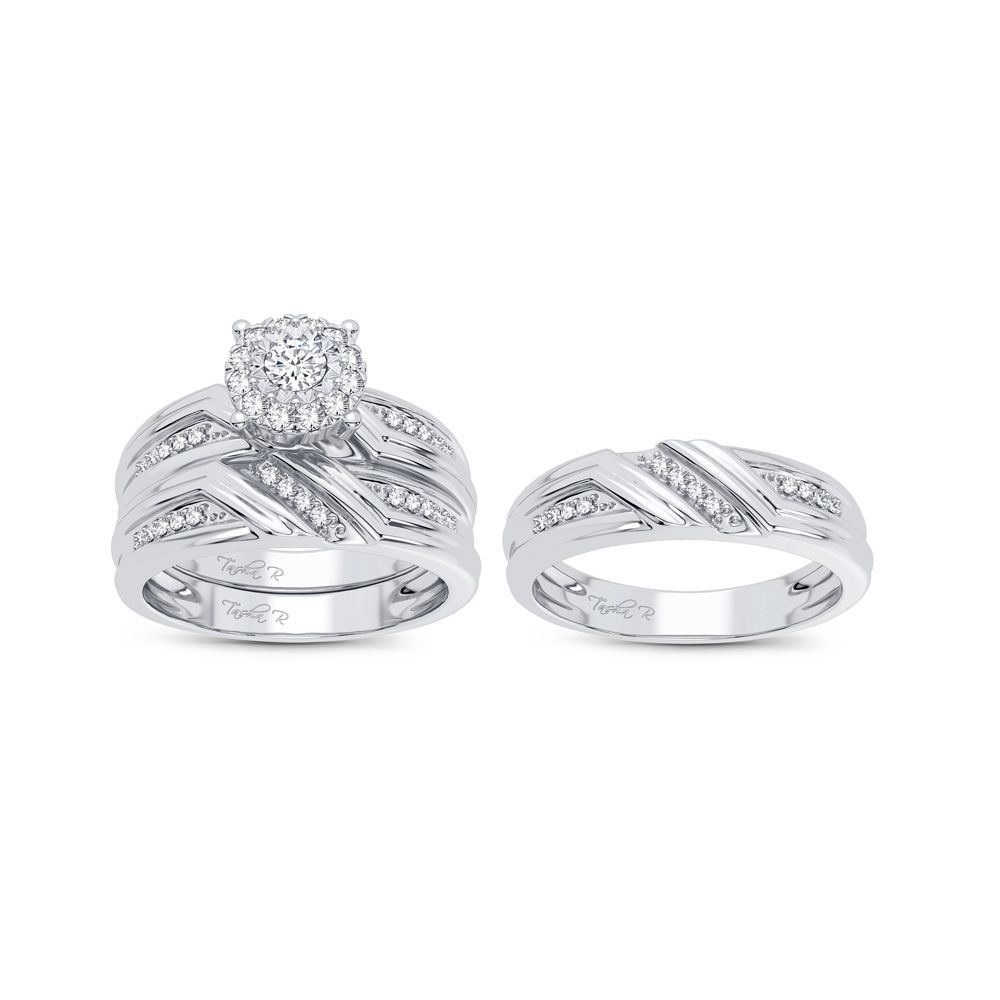 46965_2.jpg 14K 0.43CT Diamond Trio Set - Image 1