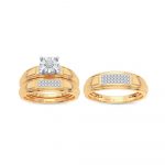 14K 0.25CT Diamond Trio Set - Image 2