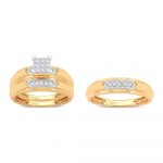 14K 0.33ct Diamond Trio Set - Image 2