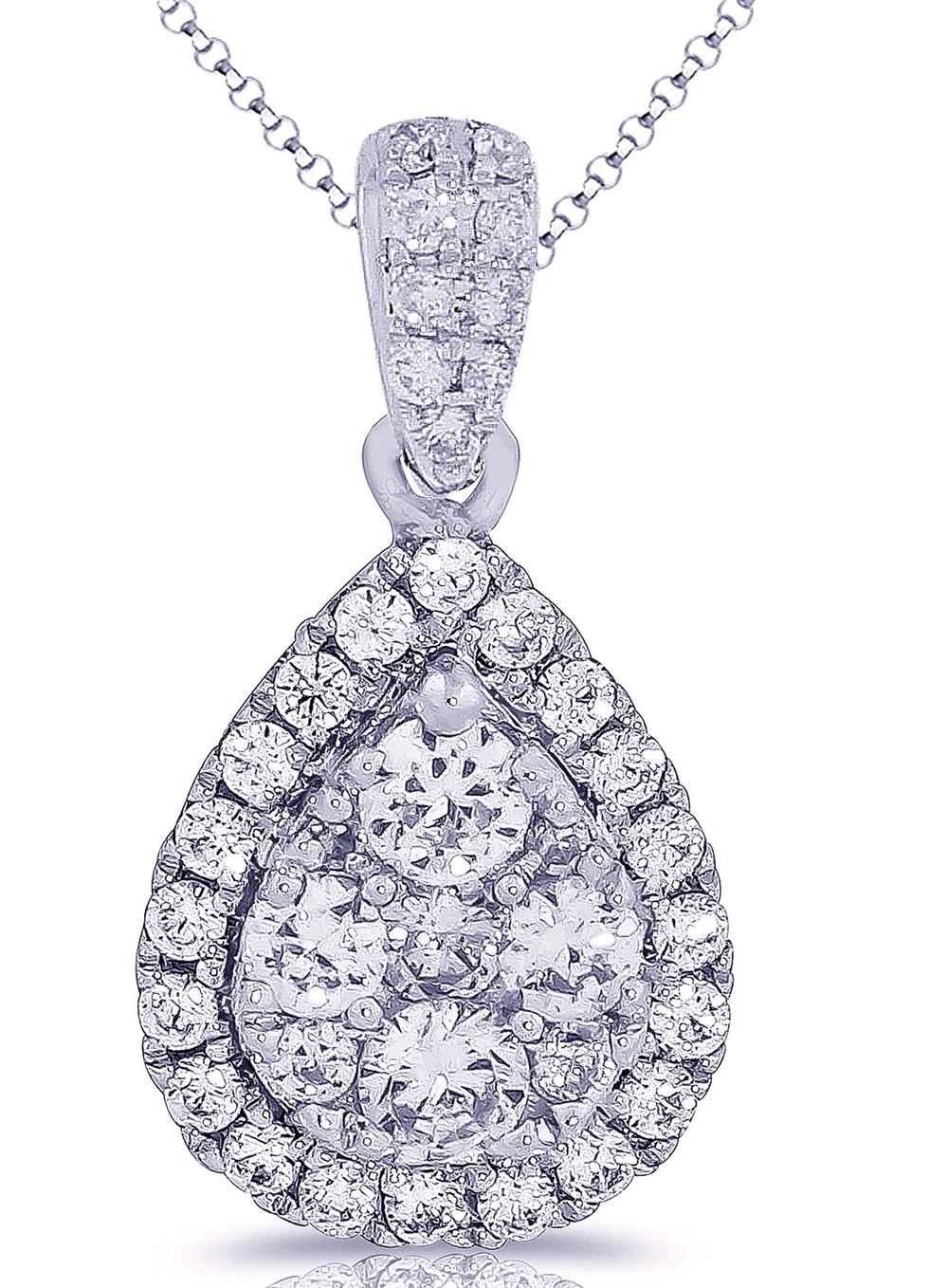 48430.jpg 14K 0.73ct Diamond Pendant - Image 1