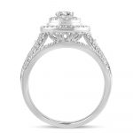 14K 1.00CT DIAMOND BRIDAL RING - Image 3